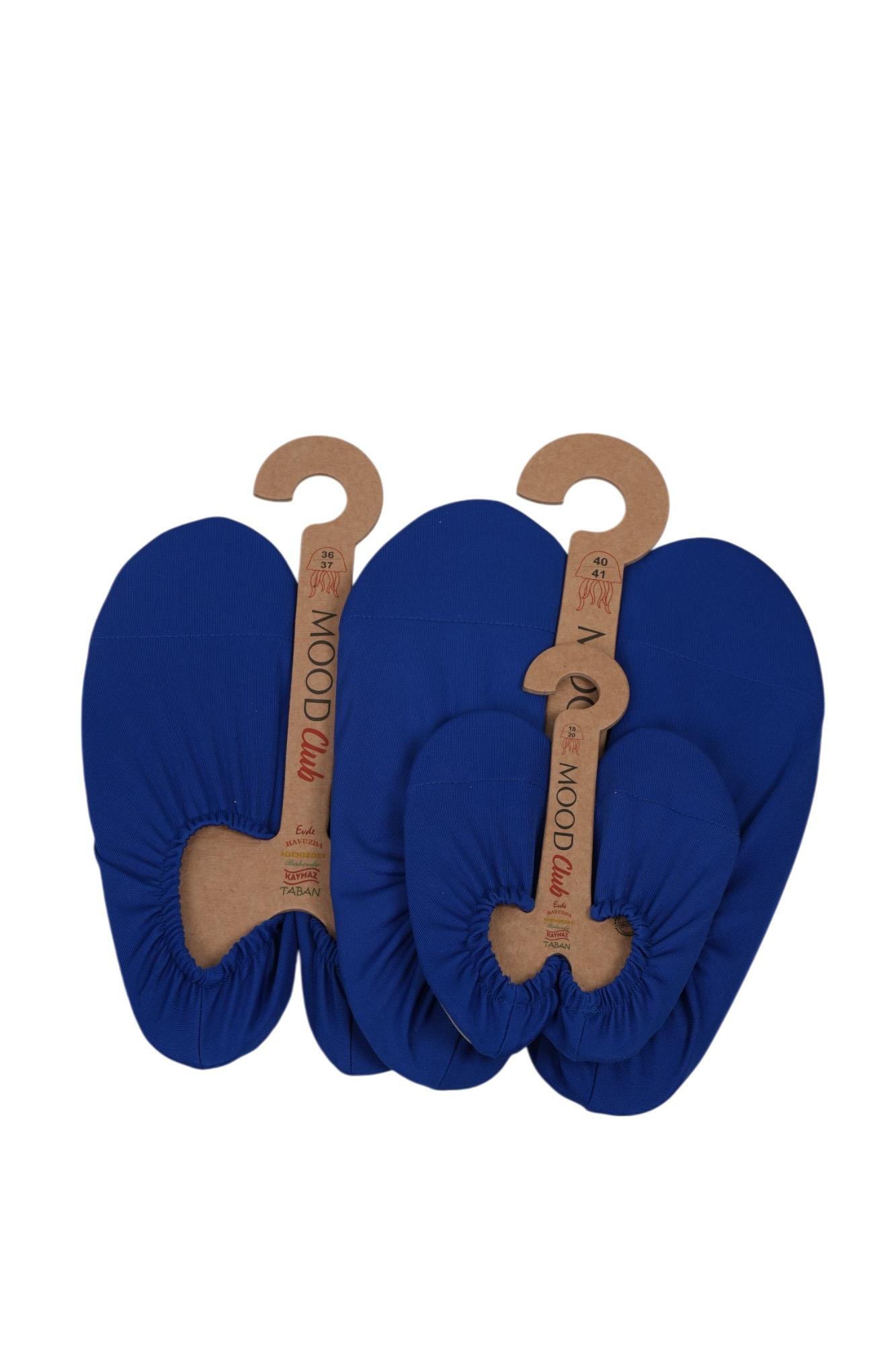 Mood Club-Lacivert Deniz Ayakkabısı ve Çok Amaçlı Kaydırmaz Havuz Patiği