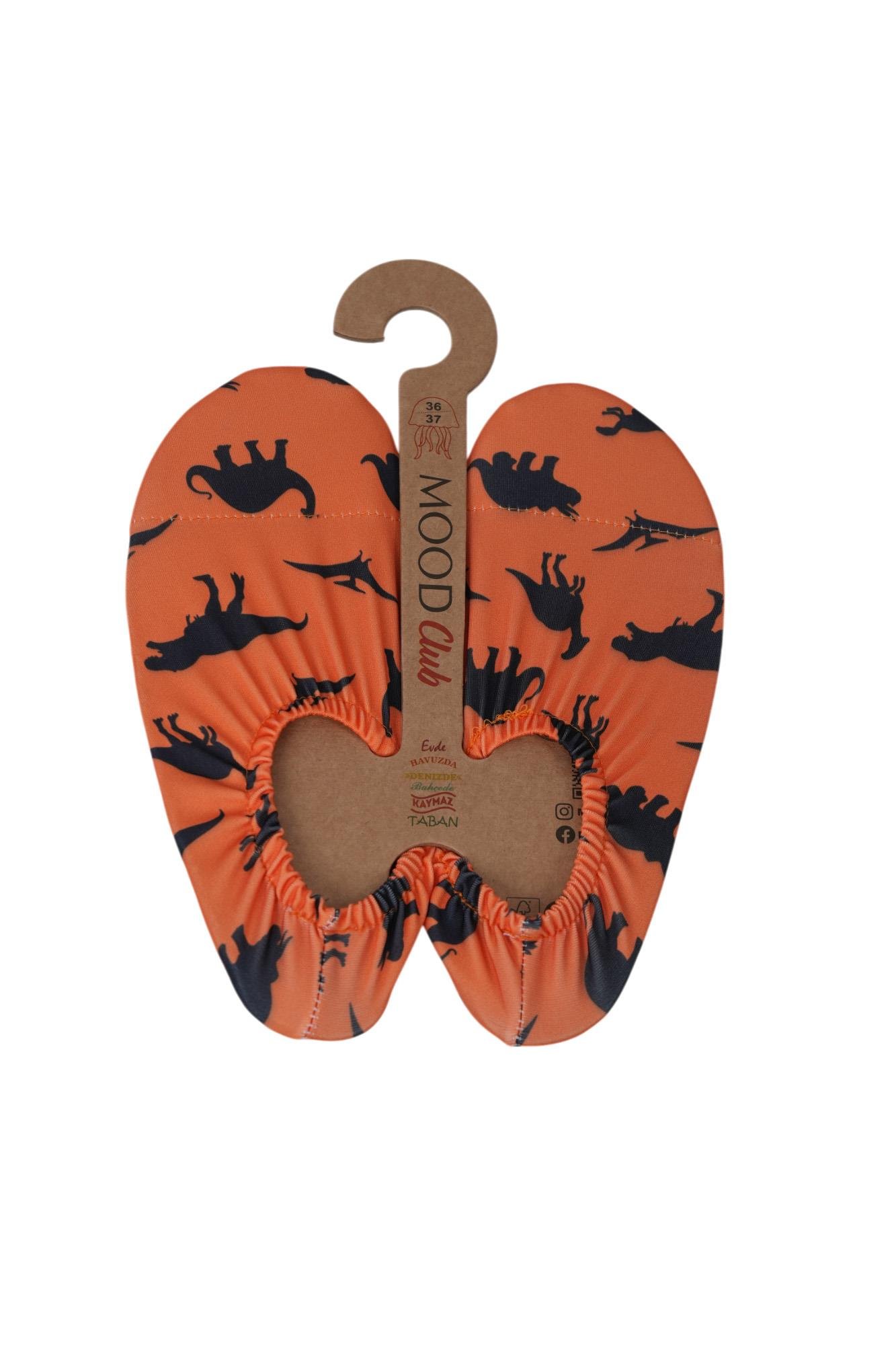 Mood Club-Orange Dream Deniz Ayakkabısı ve Çok Amaçlı Kaydırmaz Havuz Patiği