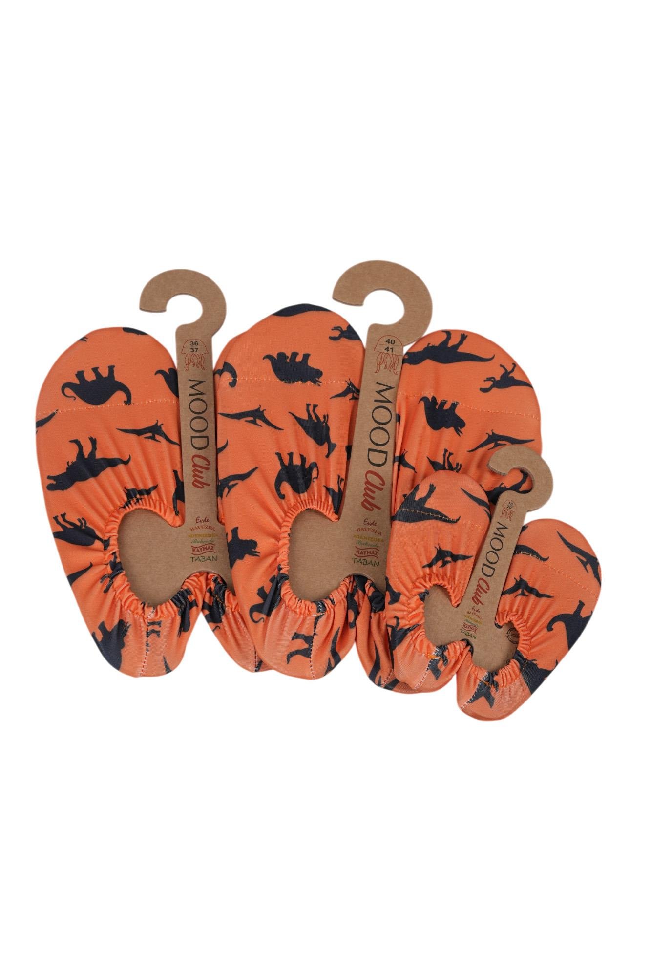 Mood Club-Orange Dream Deniz Ayakkabısı ve Çok Amaçlı Kaydırmaz Havuz Patiği
