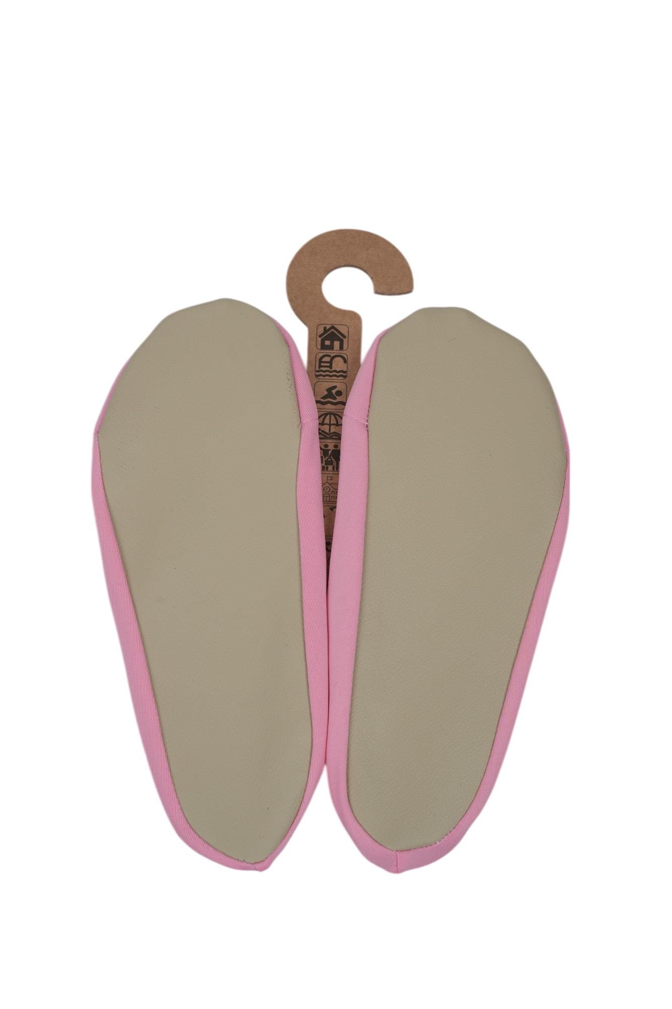 Mood Club-Pembe Deniz Ayakkabısı ve Çok Amaçlı Kaydırmaz Havuz Patiği