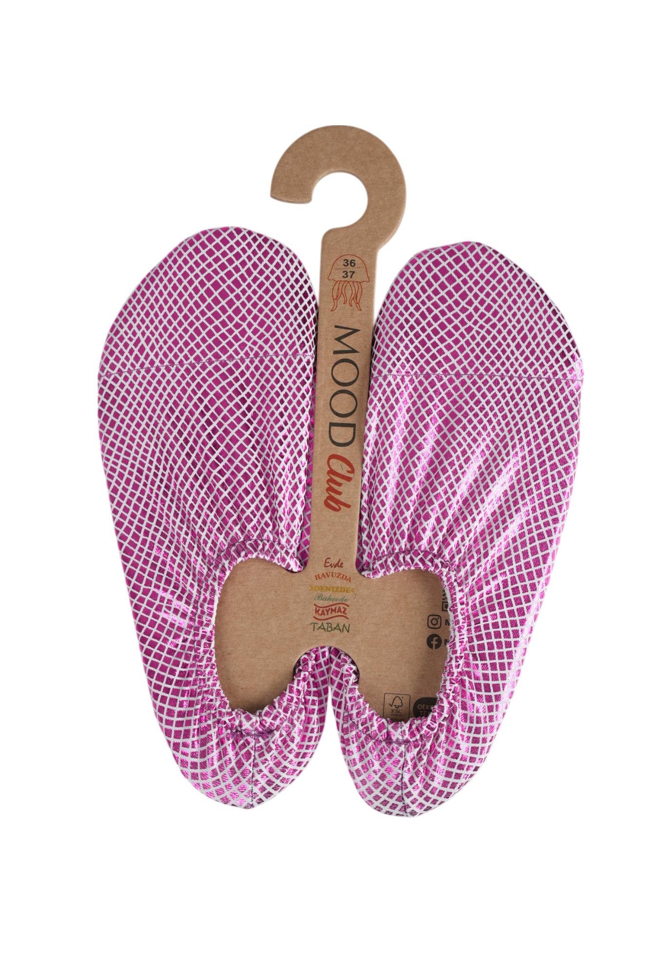 Mood Club-Pink Mermaid Deniz Ayakkabısı ve Çok Amaçlı Kaydırmaz Havuz Patiği