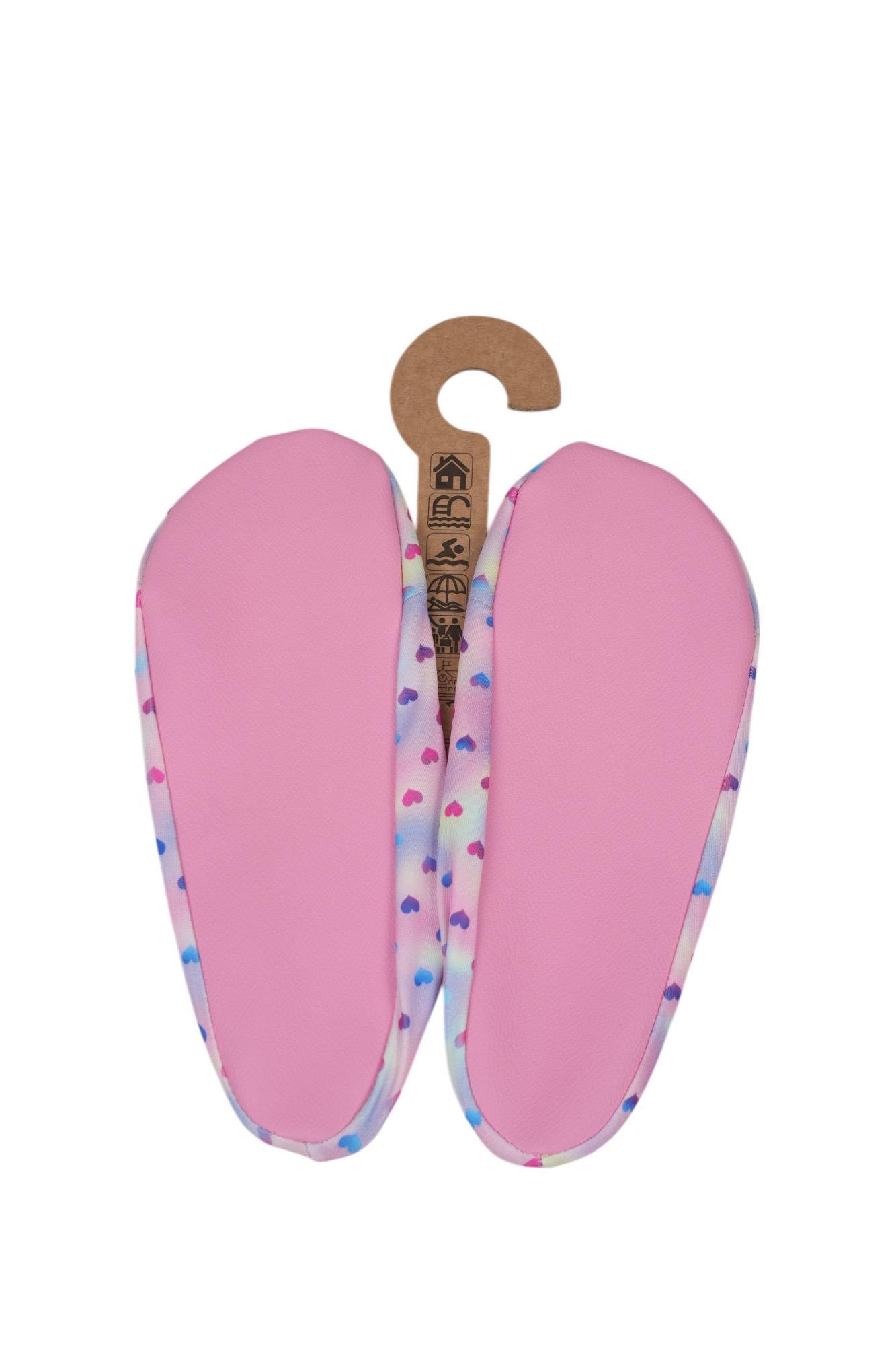 Mood Club-Renkli Kalpler Deniz Ayakkabısı ve Çok Amaçlı Kaydırmaz Havuz Patiği