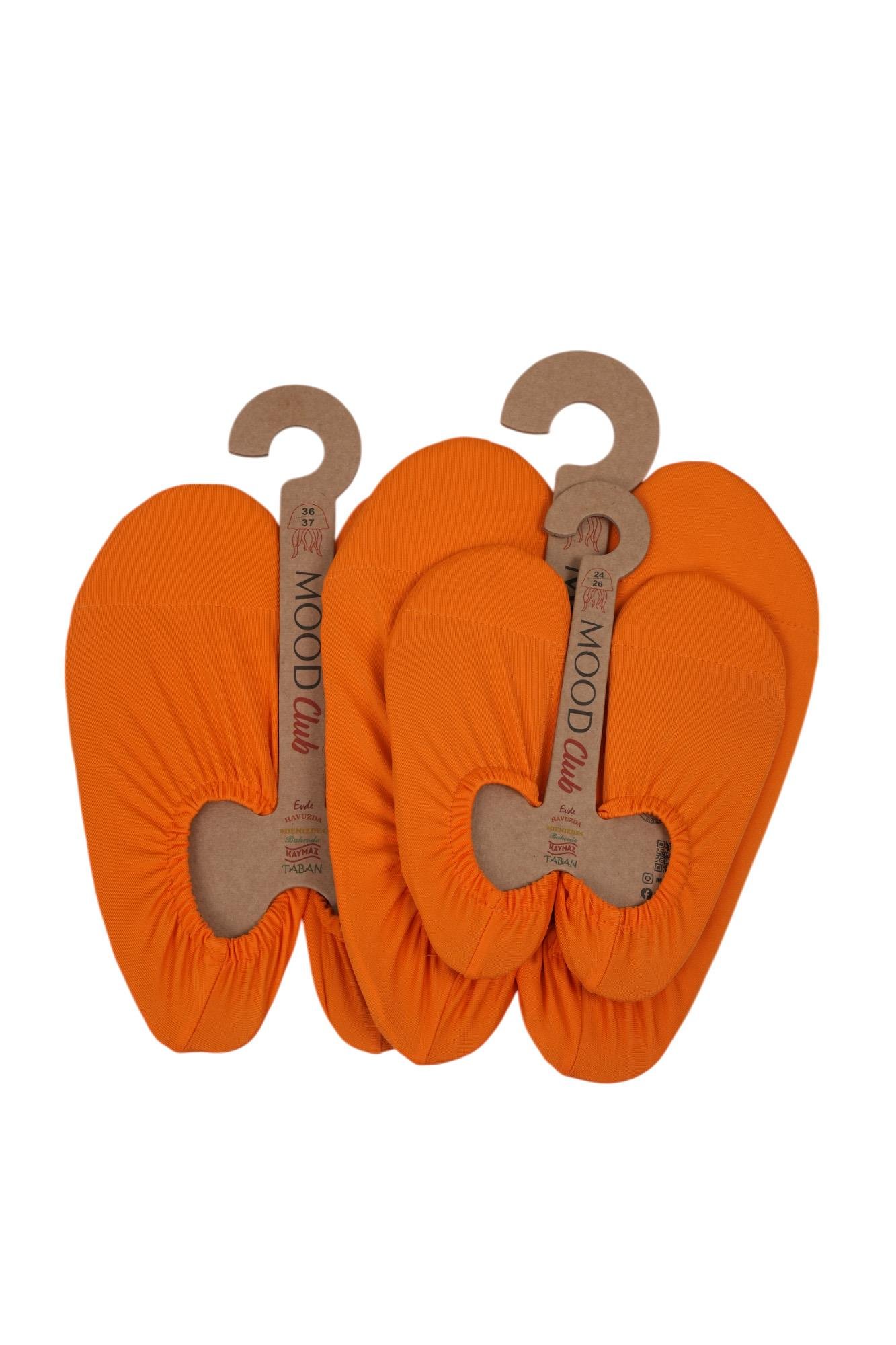 Mood Club-Turuncu Deniz Ayakkabısı ve Çok Amaçlı Kaydırmaz Havuz Patiği