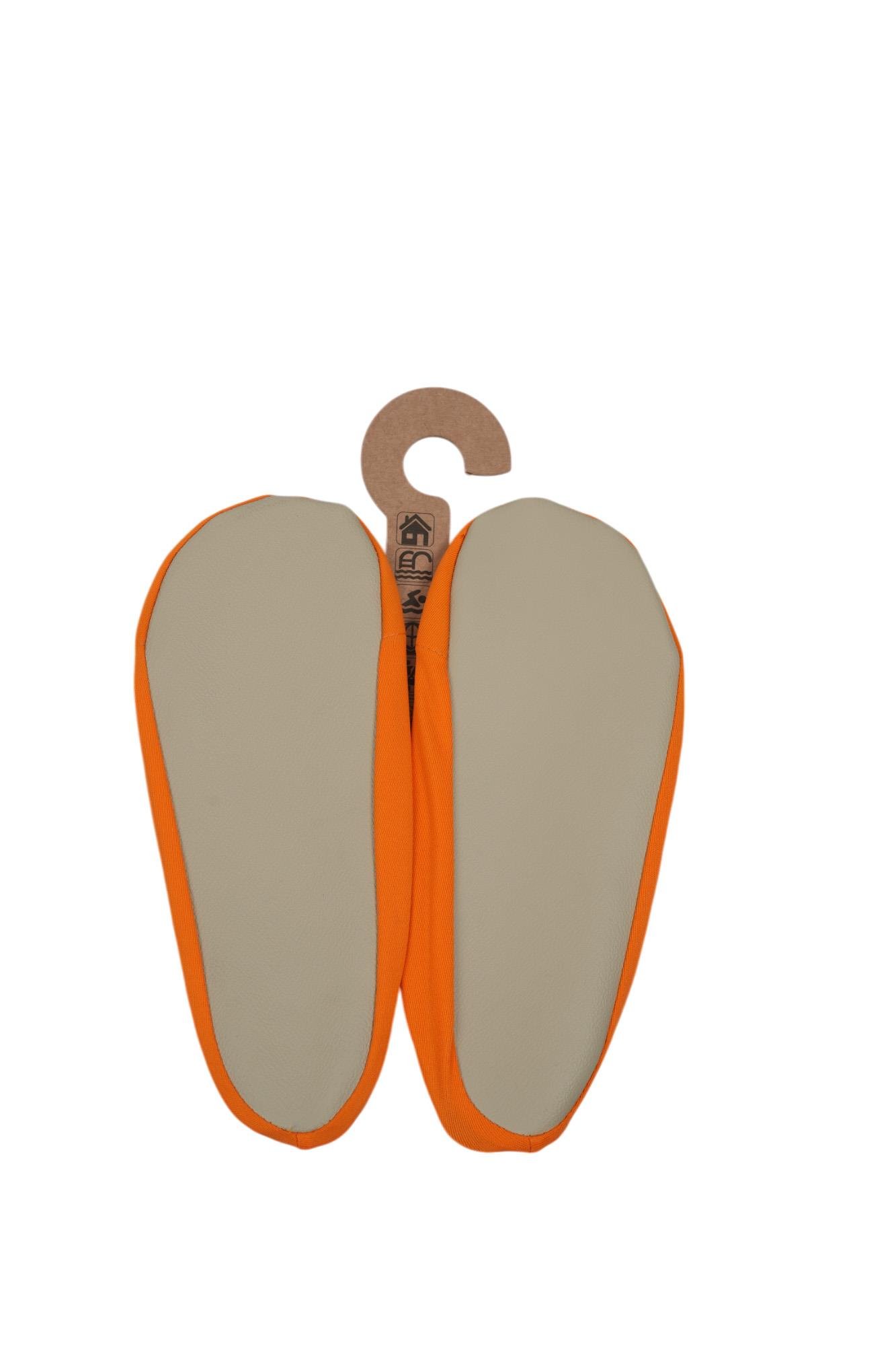 Mood Club-Turuncu Deniz Ayakkabısı ve Çok Amaçlı Kaydırmaz Havuz Patiği