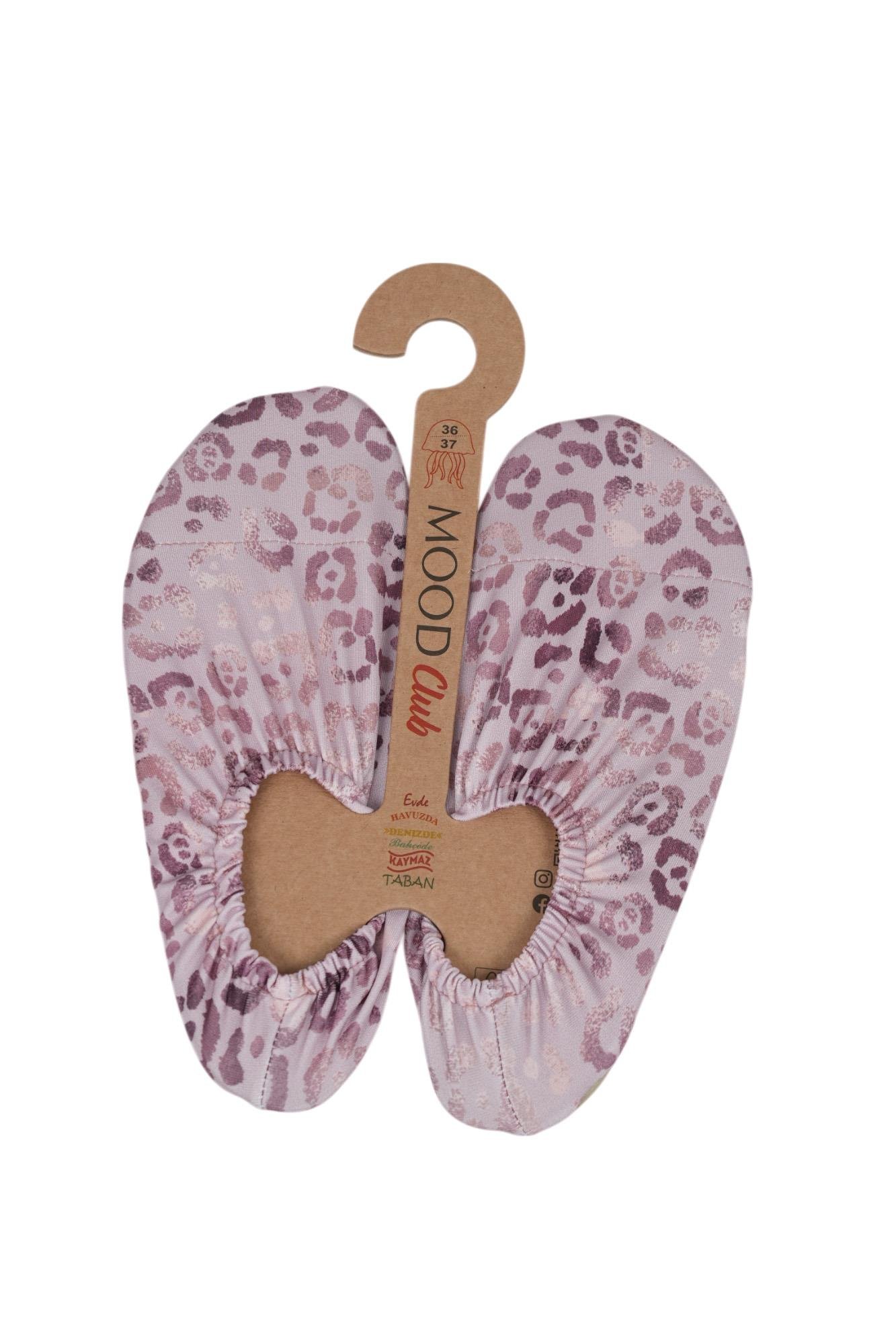 Mood Club-Yaldızlı  Deniz Ayakkabısı ve Çok Amaçlı Kaydırmaz Havuz Patiği