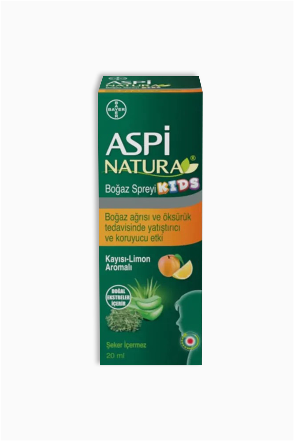 Aspinatura Kids Boğaz Spreyi 20 ml -  Kayısı & Limon | Aspinatura | Aspinatura Kids Boğaz Spreyi 20 ml -  Kayısı & Limon