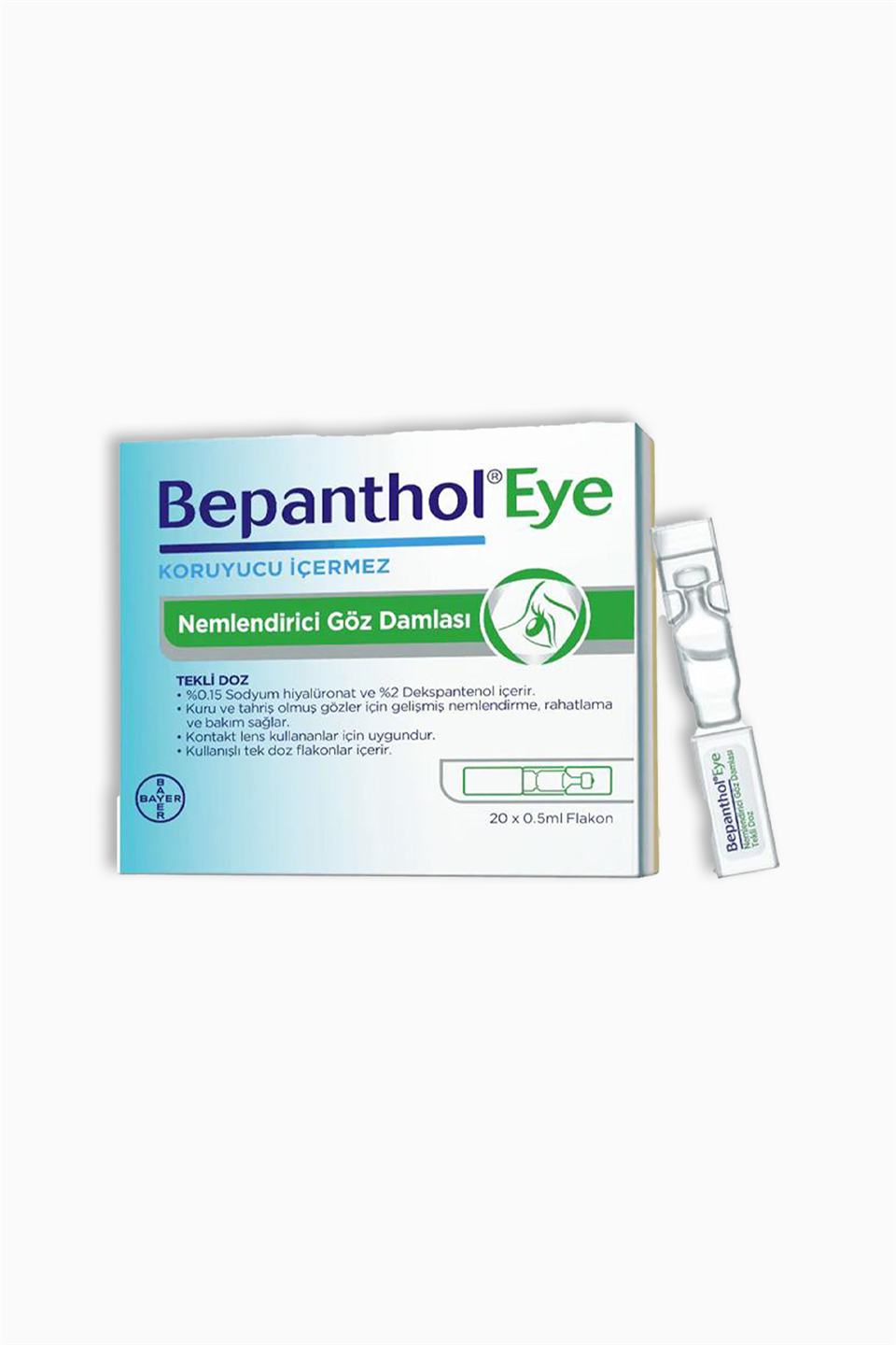 Bepanthol Eye Göz Damlası 0,5 ml x 20 Flakon | Bepanthol | Bepanthol Eye Göz Damlası 0,5 ml x 20 Flakon