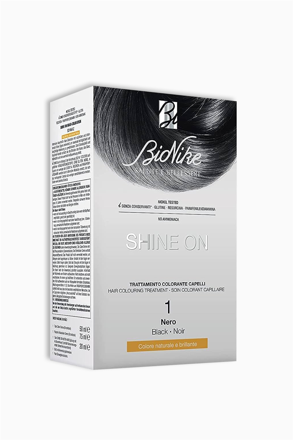 Bionik Shine On Haır Colurıng Treatment No:1 Black | Bionike | Bionik Shine On Haır Colurıng Treatment No:1 Black