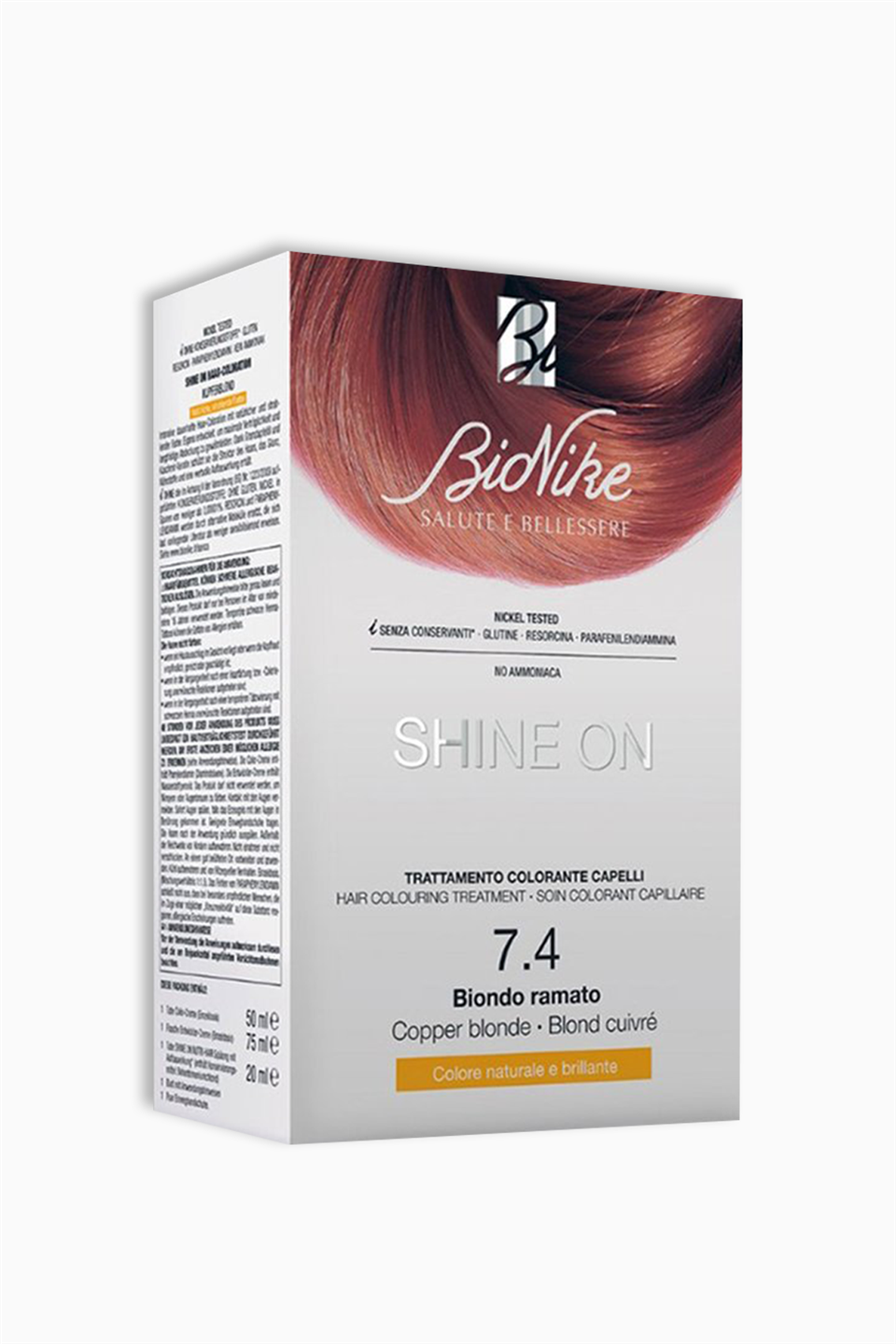 Bionik Shine On Haır Colurıng Treatment No:7.4 Copper Blonde | Bionike | Bionik Shine On Haır Colurıng Treatment No:7.4 Copper Blonde