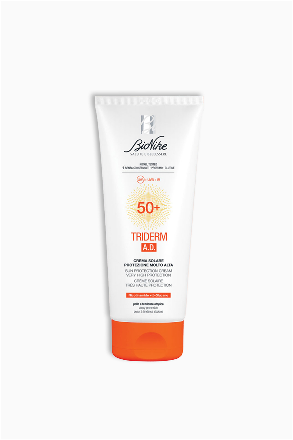 Bionike Triderm A.D Hassas Ciltler İçin Spf50+ Güneş Koruyucu Krem 200 ml | Bionike | Bionike Triderm A.D Hassas Ciltler İçin Spf50+ Güneş Koruyucu Krem 200 ml