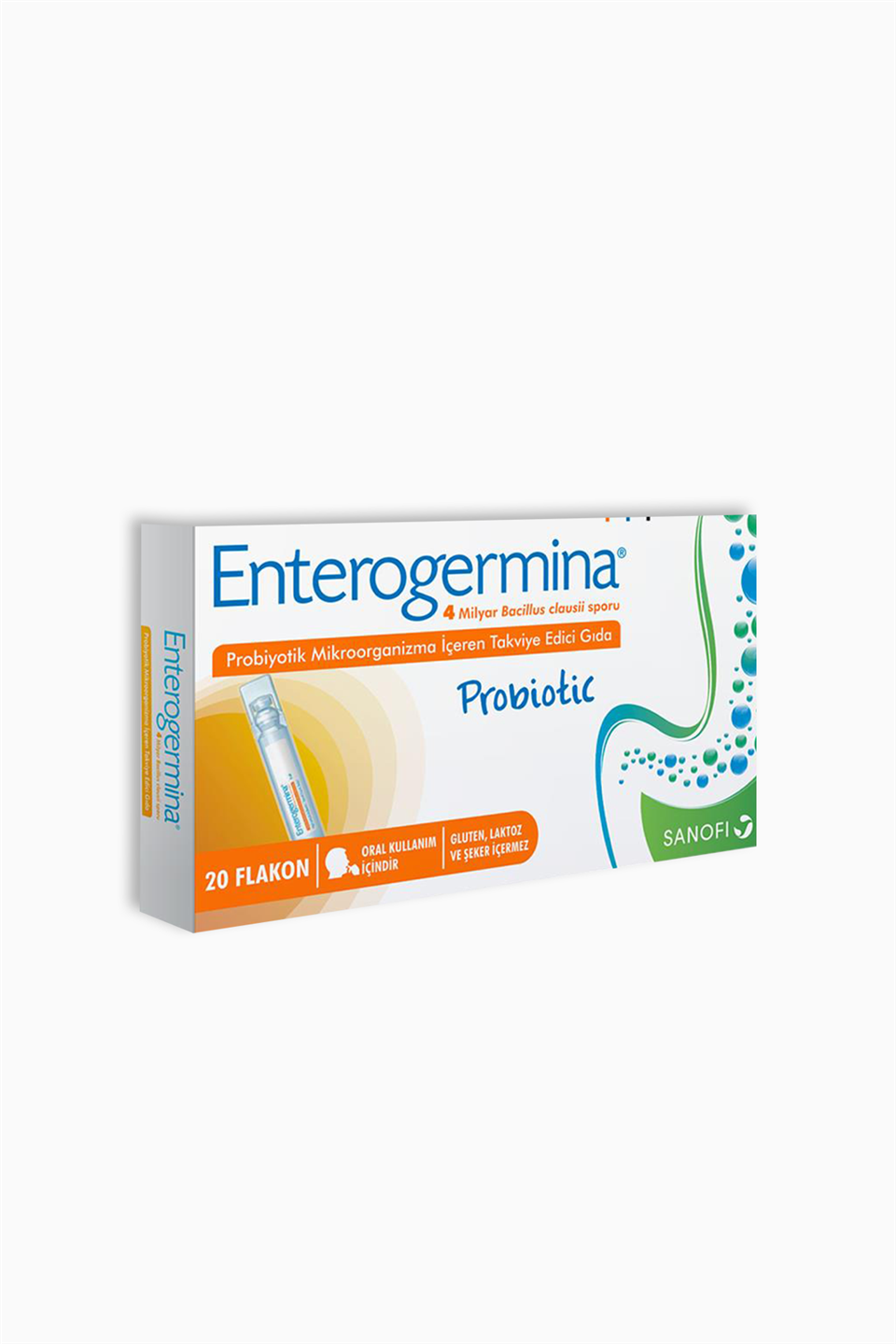Enterogermina Yetişkin 5 ml x 20 Flakon | Enterogermina | Enterogermina Yetişkin 5 ml x 20 Flakon