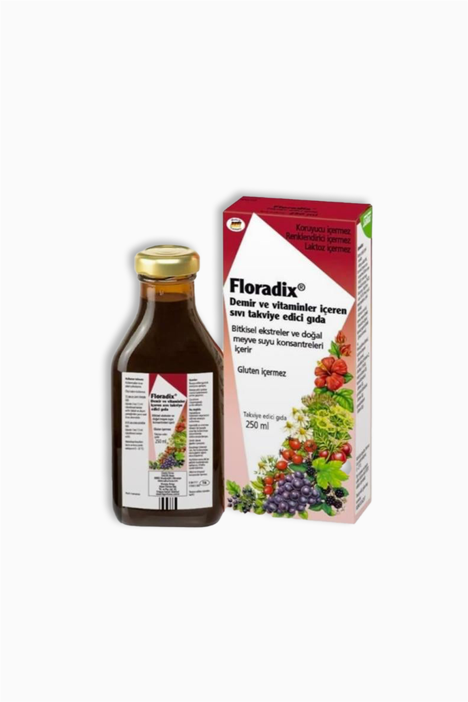 Floradix Demir Ve Vitaminler İçeren Sıvı Glutensiz Takviye Edici Gıda 250 M | Floradix | Floradix Demir Ve Vitaminler İçeren Sıvı Glutensiz Takviye Edici Gıda 250 M