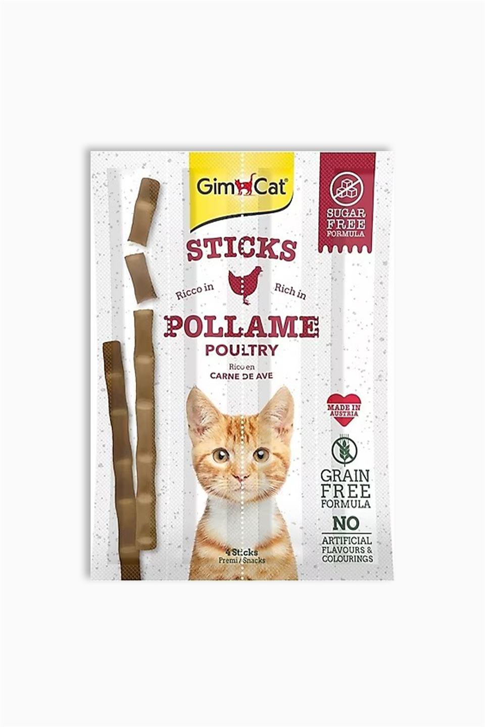 Gimcat Sticks Kümes Hayvanlı 4'Lü Çiğnenti 20 Gr | Keypet | Gimcat Sticks Kümes Hayvanlı 4'Lü Çiğnenti 20 Gr