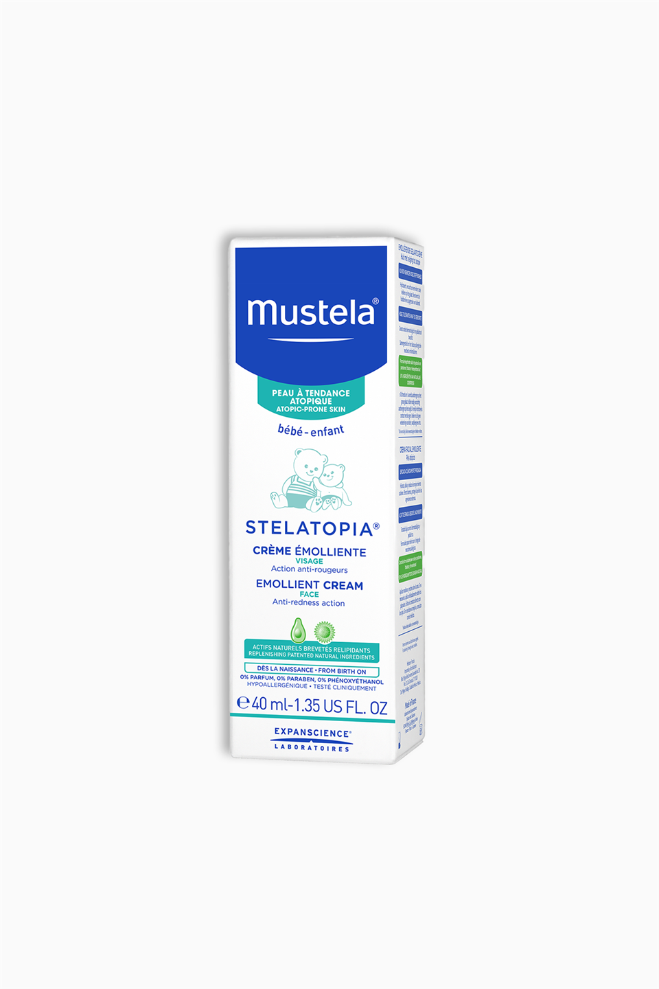 Mustela Stelatopia Emollient Face Cream 40 ml | Mustela | Mustela Stelatopia Emollient Face Cream 40 ml