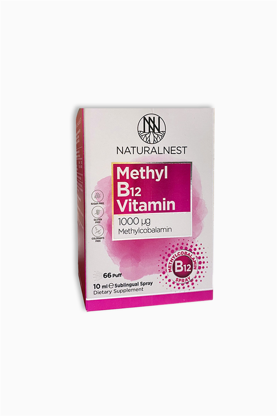 Naturalnest Methyl B12 Sprey 10 ml | Natural Nest | Naturalnest Methyl B12 Sprey 10 ml