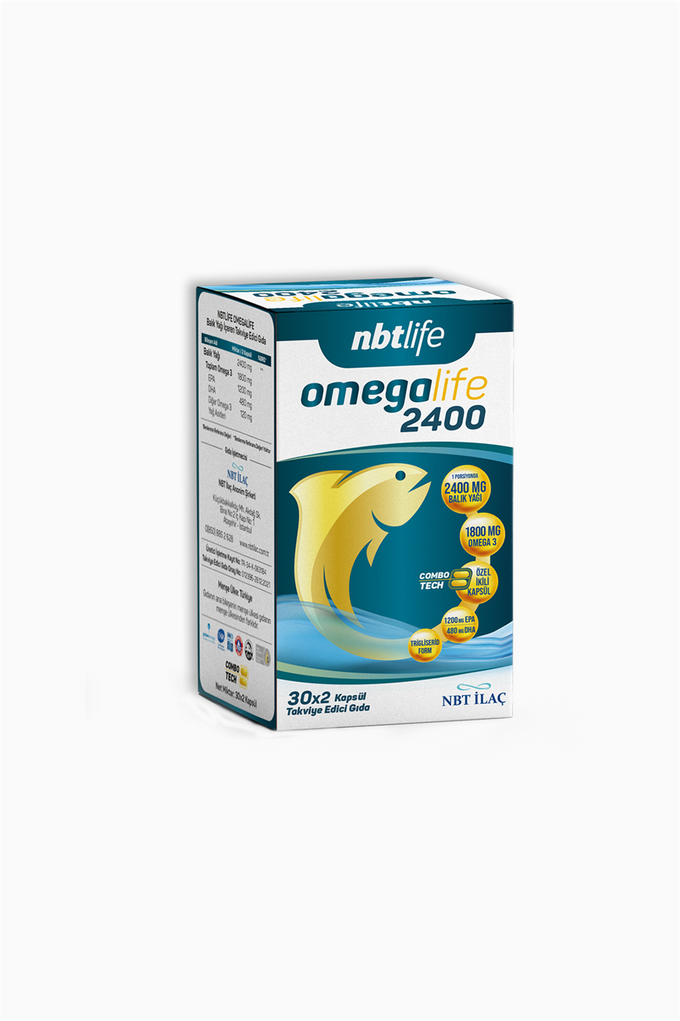 Nbt Life Omegalife 2400 60 Kapsül | NBT | Nbt Life Omegalife 2400 60 Kapsül