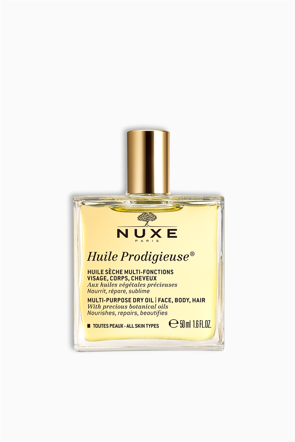 Nuxe Huile Prodigieuse - Çok Amaçlı Kuru Yağ (Yüz, Vücut, Saçlar) 50 ml | Nuxe | Nuxe Huile Prodigieuse - Çok Amaçlı Kuru Yağ (Yüz, Vücut, Saçlar) 50 ml