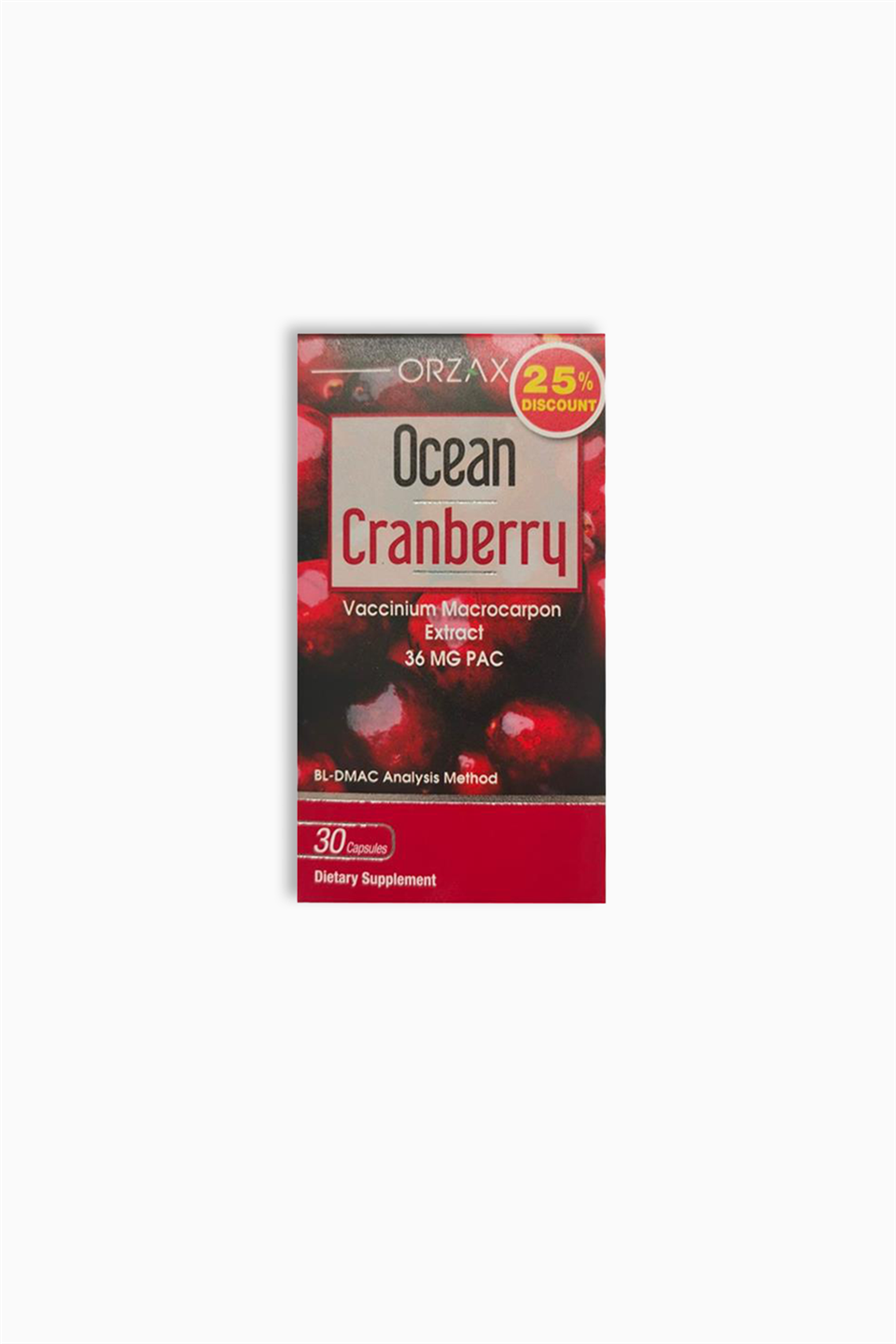 Ocean Cranberry 30 Kapsül - %25 İndirimli | Orzax | Ocean Cranberry 30 Kapsül - %25 İndirimli