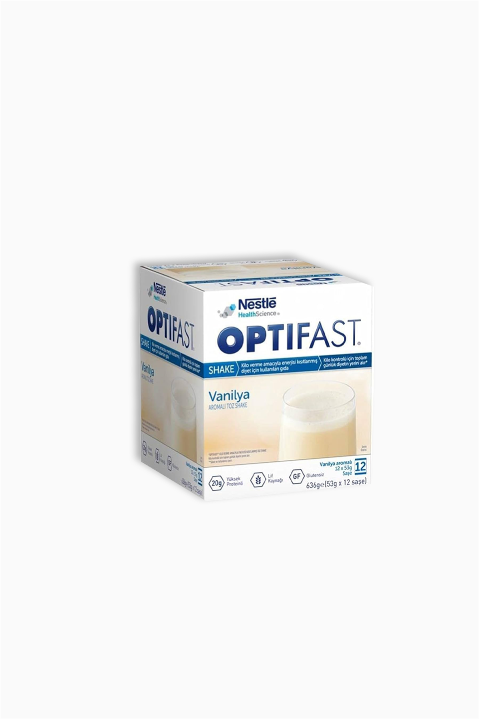 Optifast Vanilya Aromalı Shake 53 gr x 12 Saşe | Nestle | Optifast Vanilya Aromalı Shake 53 gr x 12 Saşe