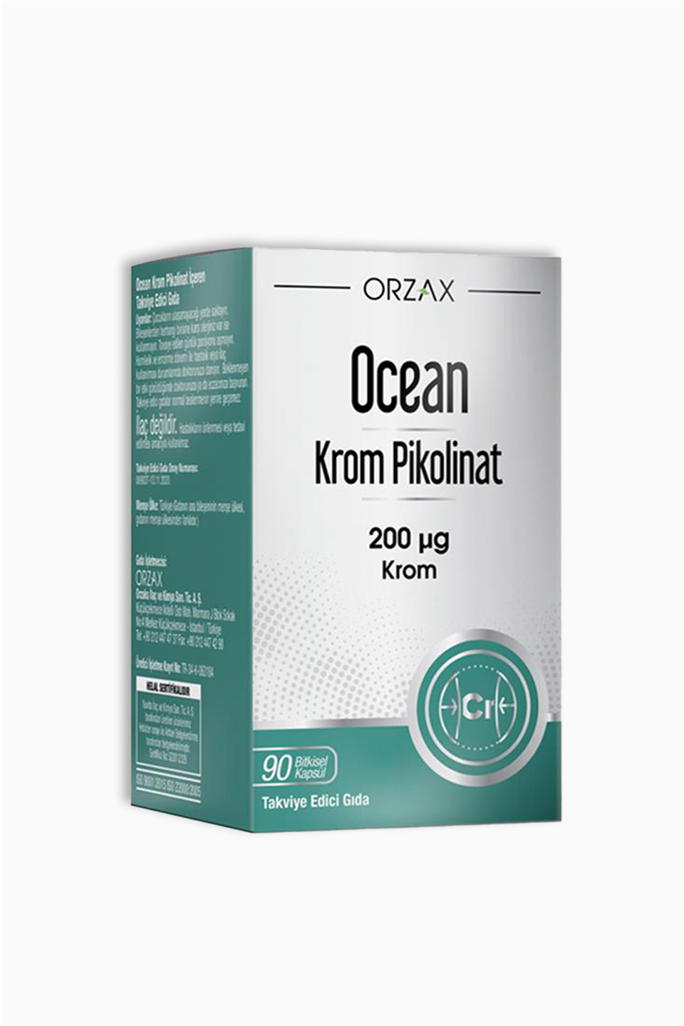 Orzax Ocean Krom Pikolinat 200 mcg 90 Kapsül | Orzax | Ocean Krom Pikolinat 200 mcg 90 Kapsül