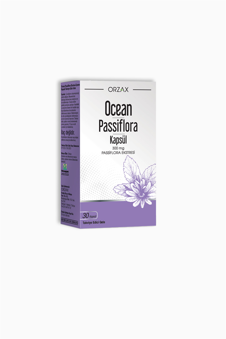 Orzax Ocean Passiflora 300 mg 30 Kapsül | Orzax | Orzax Ocean Passiflora 300 mg 30 Kapsül