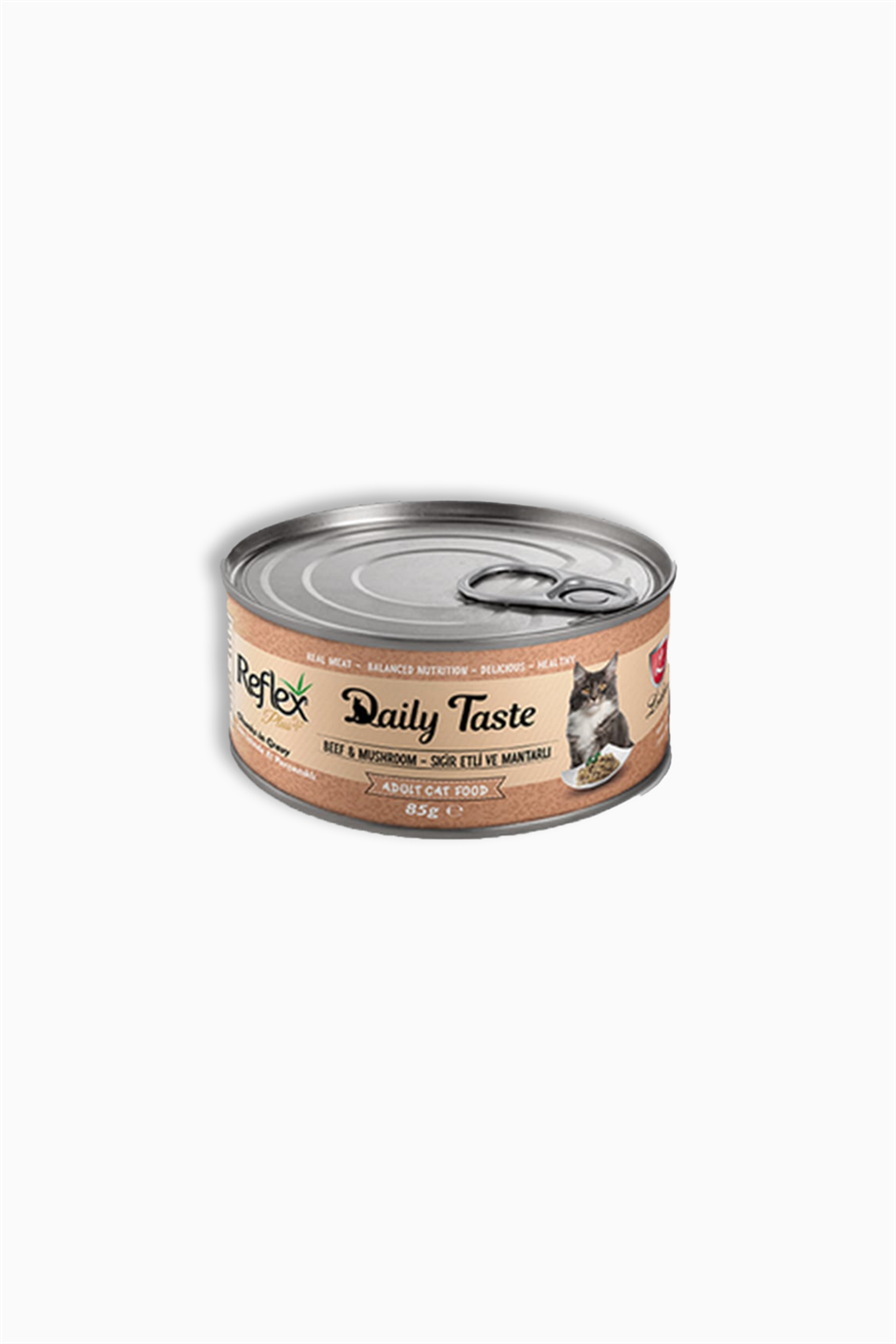 Reflex Daily Taste Sığır Etli Ve Mantarlı Kedi Konservesi 85Gr | Reflex | Reflex Daily Taste Sığır Etli Ve Mantarlı Kedi Konservesi 85Gr