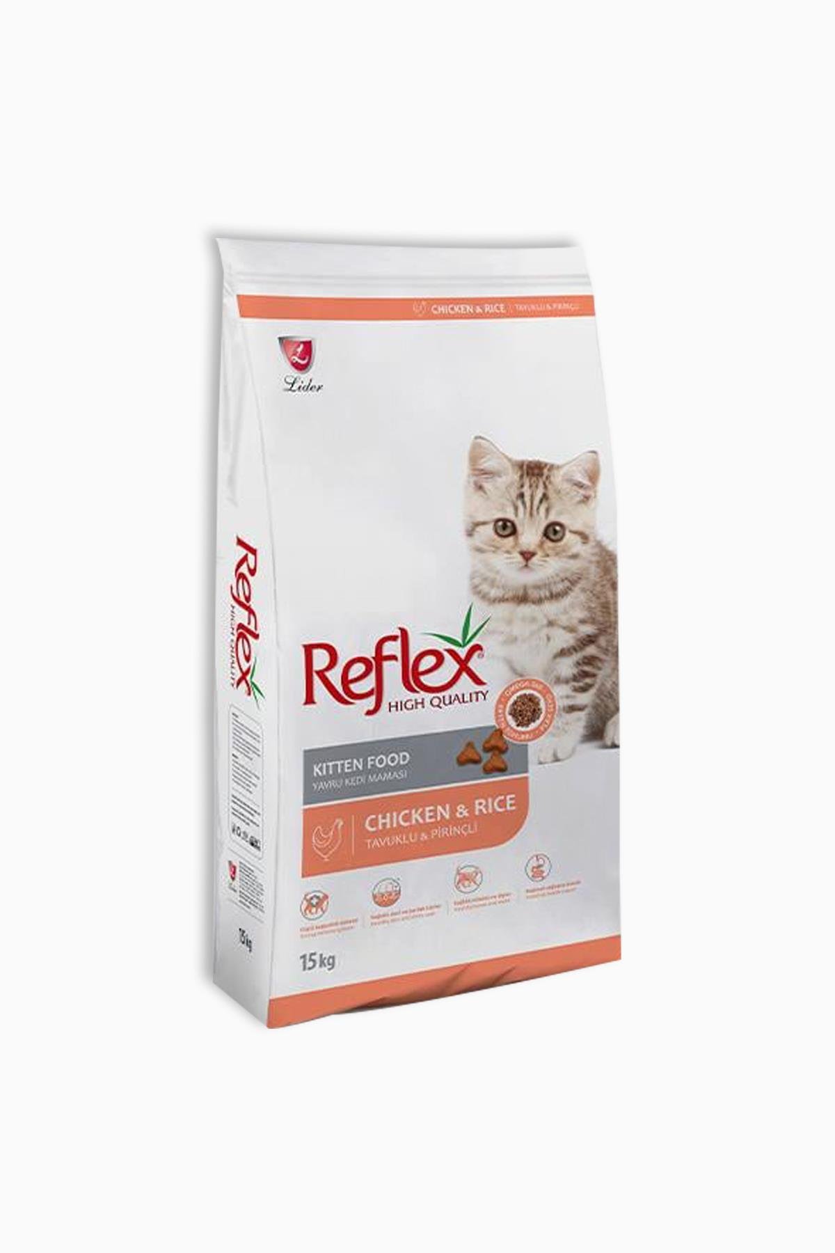 Reflex Tavuklu Yavru Kedi Maması 15 Kg | Reflex | Reflex Tavuklu Yavru Kedi Maması 15 Kg