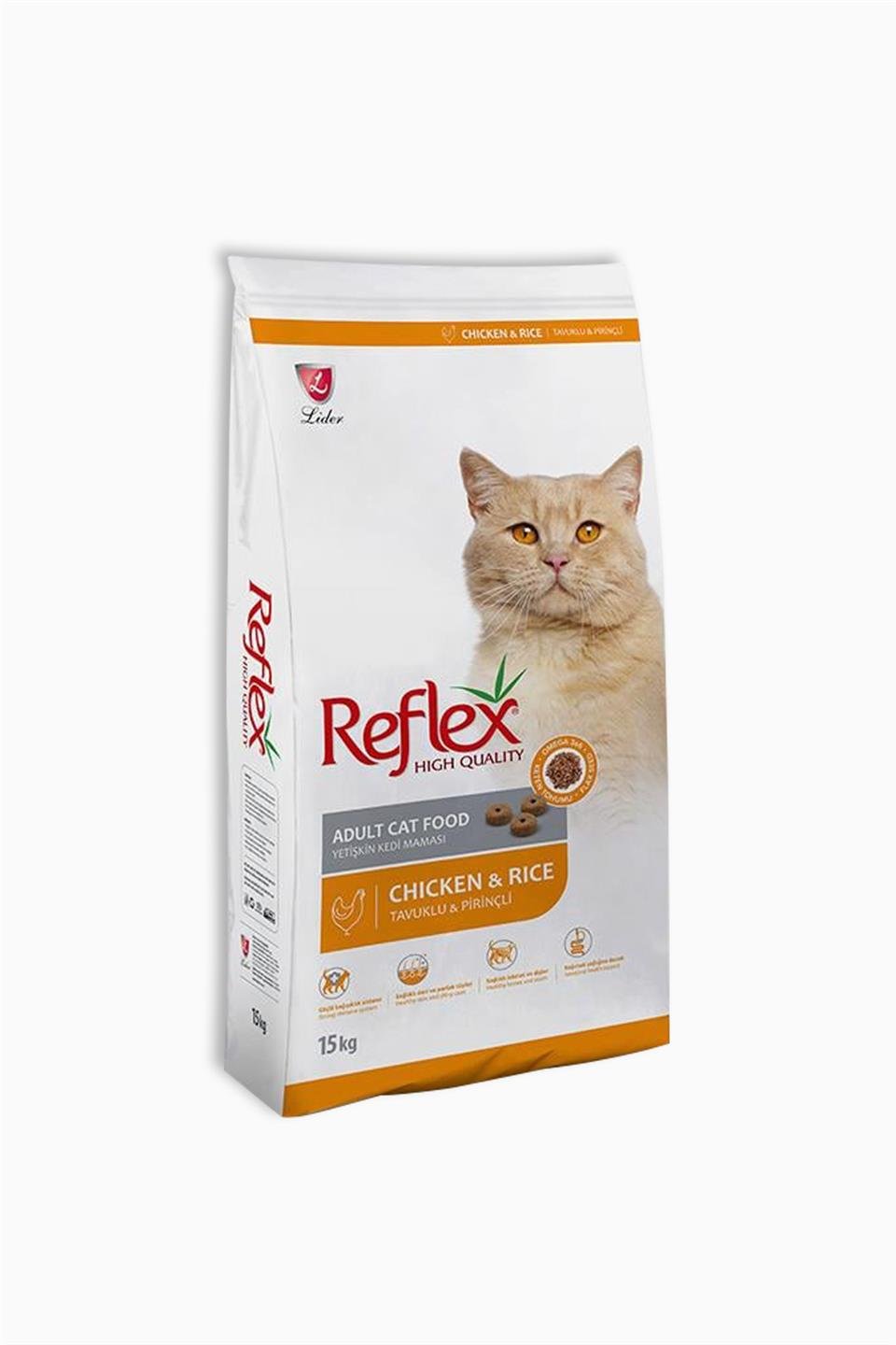 Reflex Tavuklu Yetişkin Kedi Maması 15Kg | Reflex | Reflex Tavuklu Yetişkin Kedi Maması 15Kg