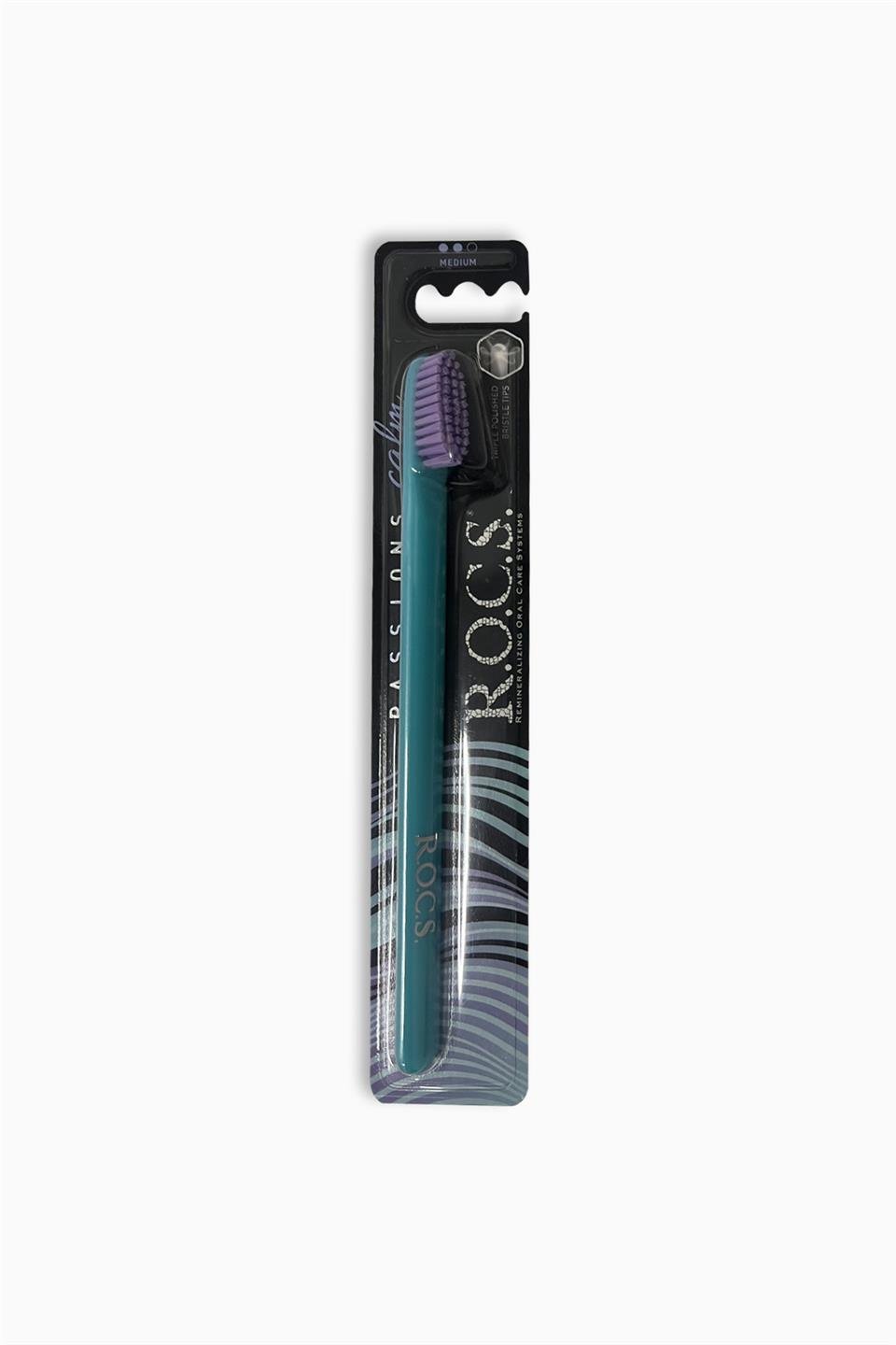 Rocs Passions Calm Diş Fırçası Medium-Mavi | Rocs | Rocs Passions Calm Diş Fırçası Medium-Mavi