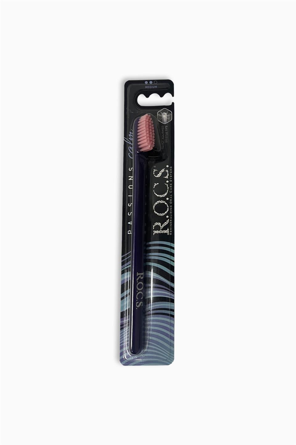 Rocs Passions Calm Diş Fırçası Medium-Mor | Rocs | Rocs Passions Calm Diş Fırçası Medium-Mor