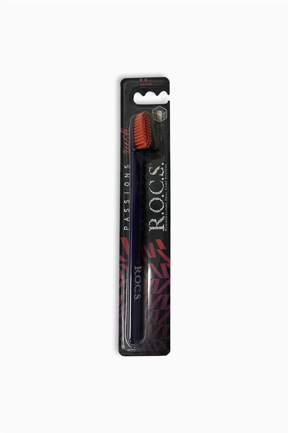 Rocs Passions Tender Diş Fırçası Medium-Mor | Rocs | Rocs Passions Tender Diş Fırçası Medium-Mor