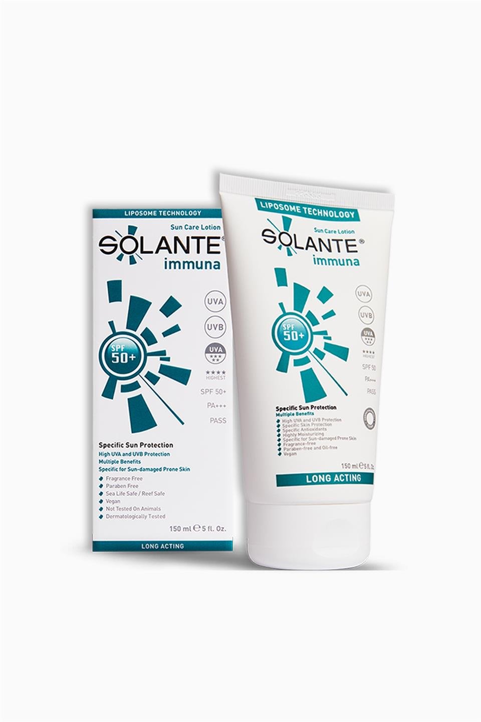 Solante Immuna Sun Care Losyon Spf50+ 150 Ml | Solante | Solante Immuna Sun Care Losyon Spf50+ 150 Ml