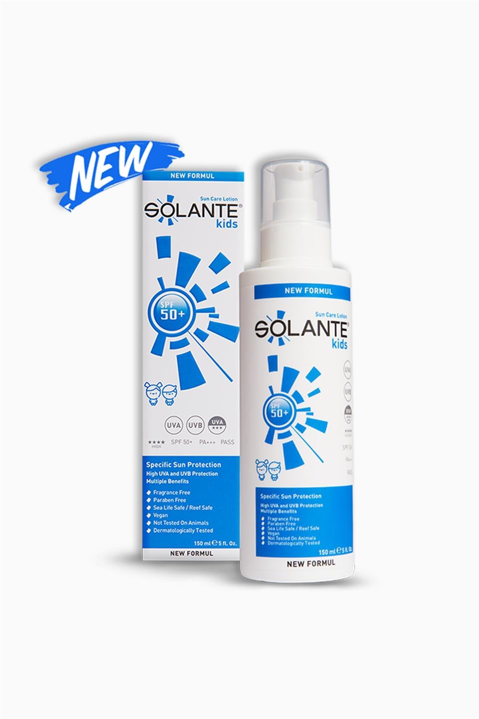Solante Kids Lotion Spf50+ 150 Ml | Solante | Solante Kids Lotion Spf50+ 150 Ml