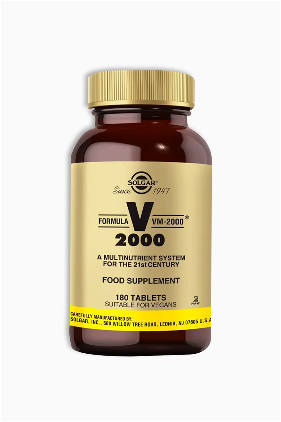 Solgar VM 2000 Multivitamin 180 Tablet | Solgar | Solgar VM 2000 Multivitamin 180 Tablet