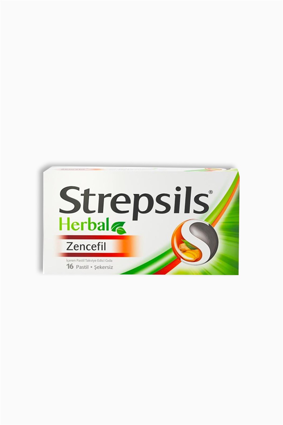 Strepsils Herbal Zencefil Aromalı 16 Pastil | Strepsils | Strepsils Herbal Zencefil Aromalı 16 Pastil