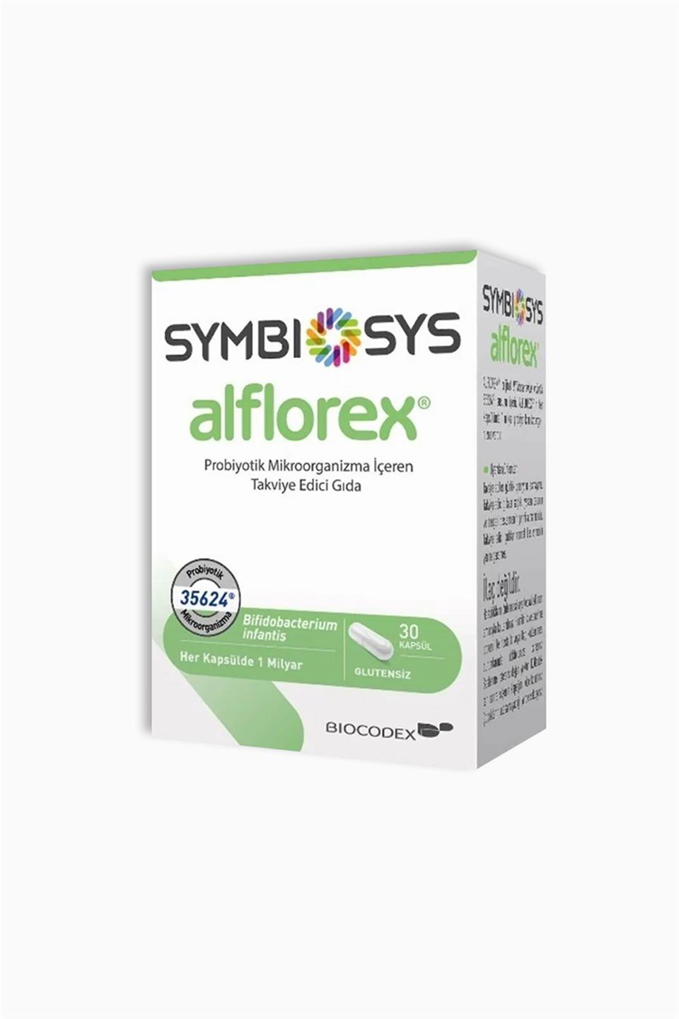 Symbiosys Alflorex Probiyotik 30 Kapsül - Symbiosys - Symbiosis Alflorex Probiyotik 30 Kapsül