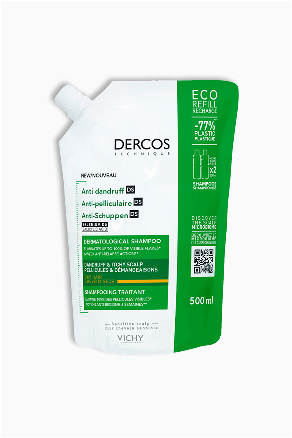 Vichy Dercos Anti Dandruff Kepek Karşıtı Şampuan 500Ml - Kuru Saçlar - Vichy - Vichy Dercos Anti Dandruff Kepek Karşıtı Şampuan 500Ml - Kuru Saçlar
