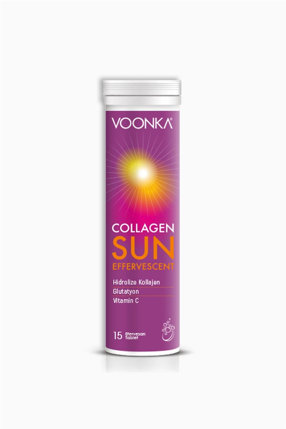 Voonka Collagen Sun Effervescent Tablet | Voonka | Voonka Collagen Sun Effervescent Tablet
