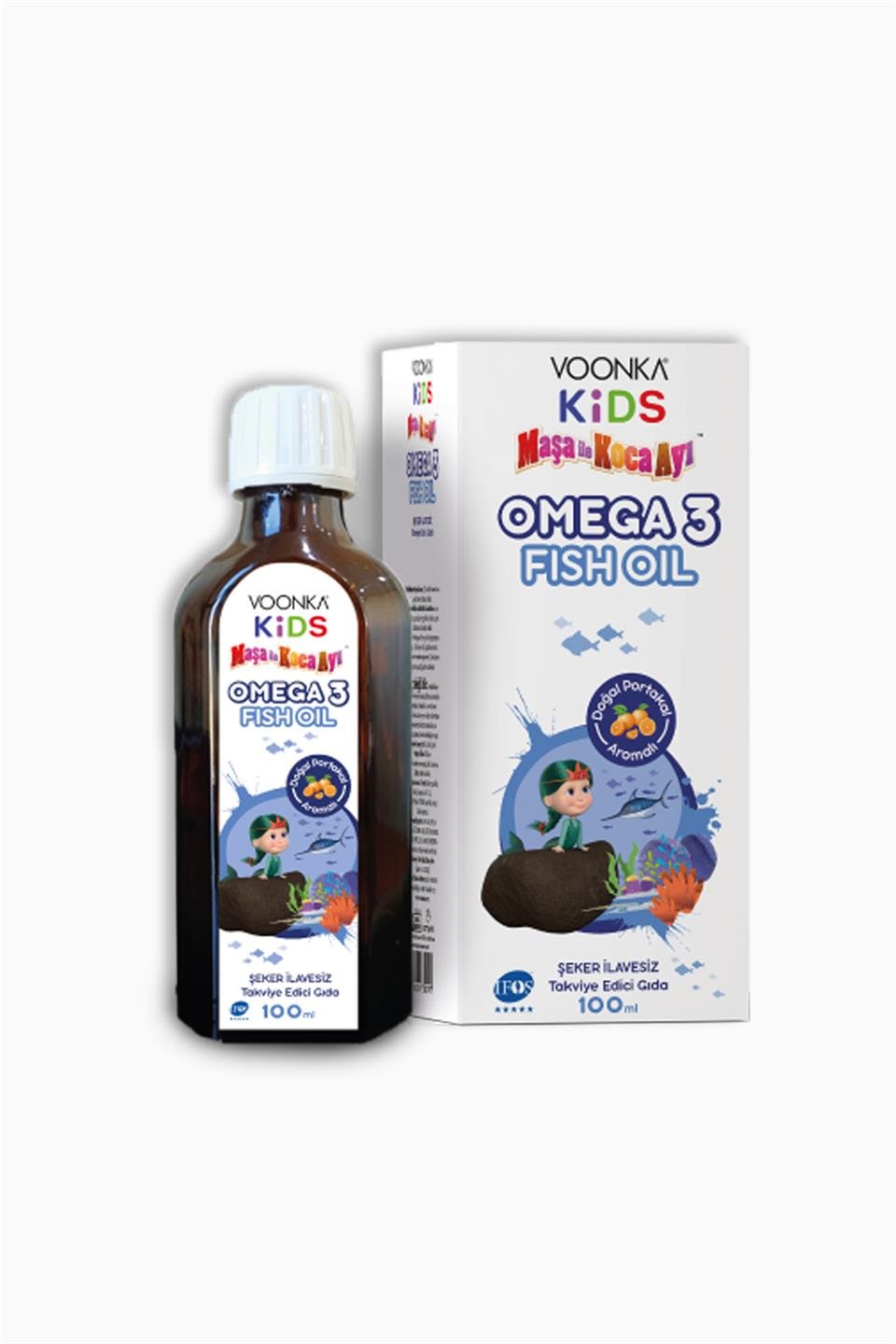 Voonka Kids Omega-3 Fishoil 100 Ml | Voonka | Voonka Kids Omega-3 Fishoil 100 Ml