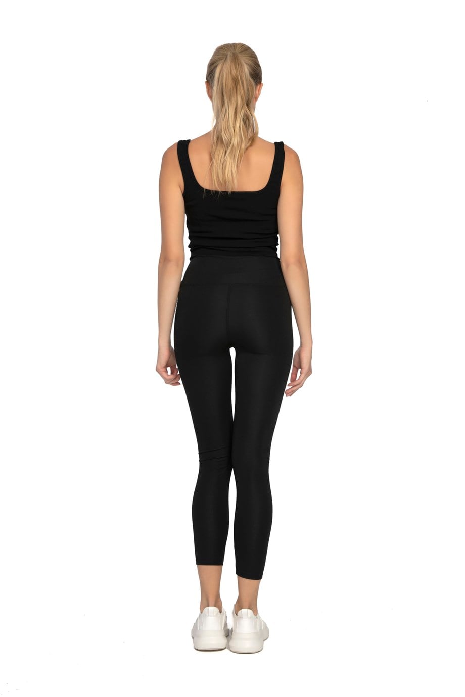 KALIN ASKILI KAŞKORSE SİYAH CROP BÜSTİYER
