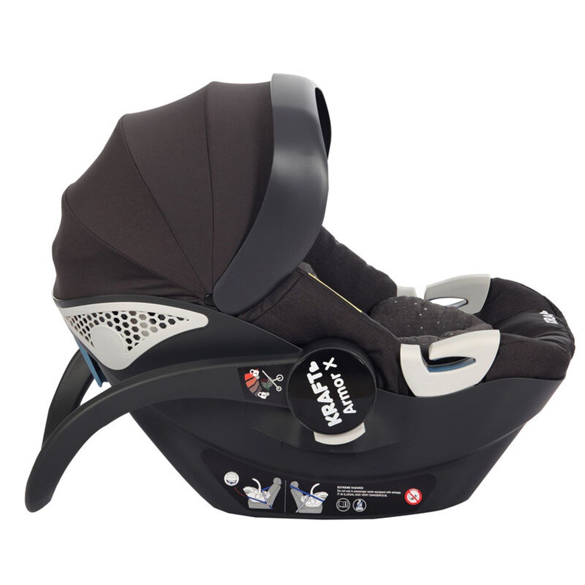 Armor X 0 - 13 kg Oto Koltuğu Koyu Gri