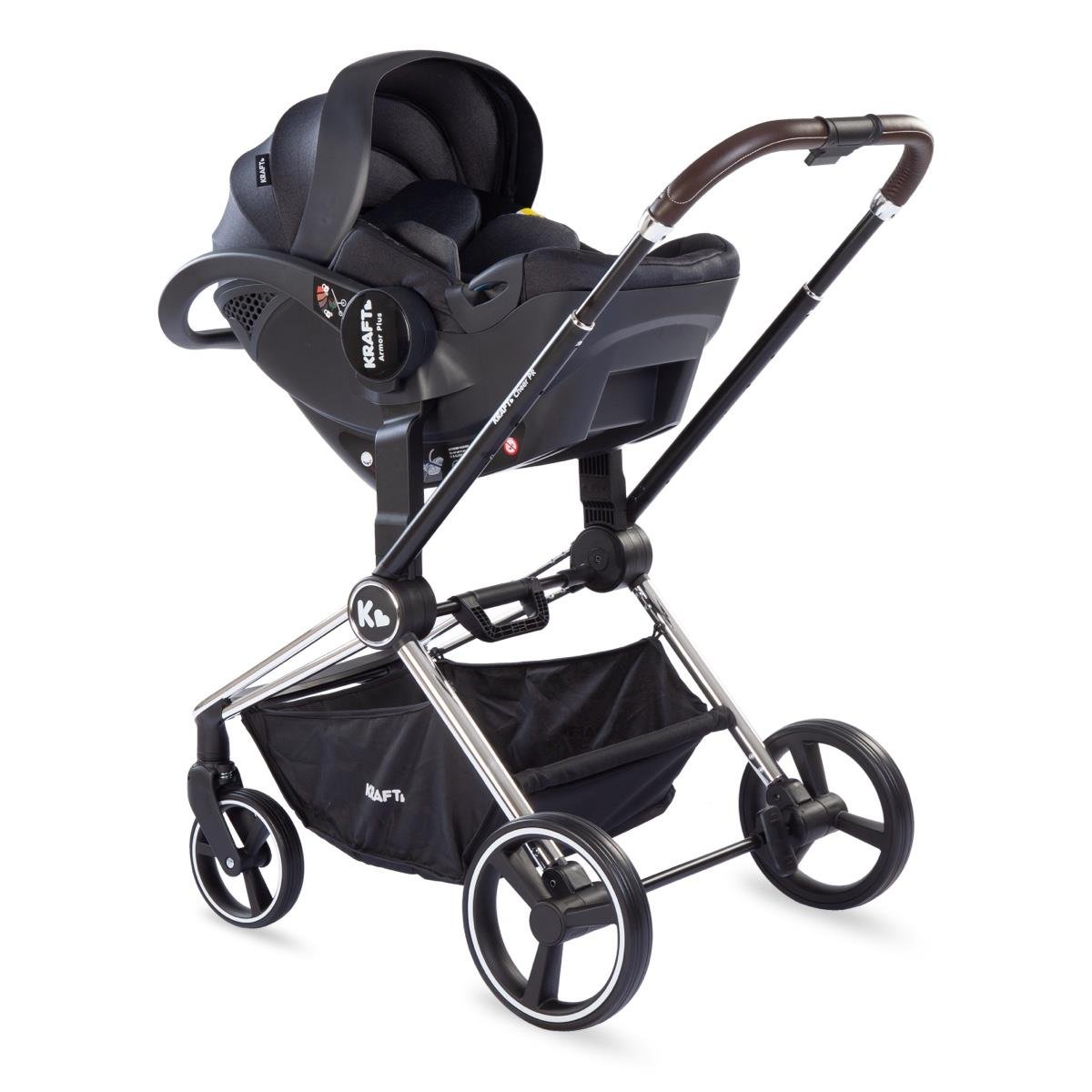 Cheer PR Travel Sistem Bebek Arabası Siyah Rose Gold