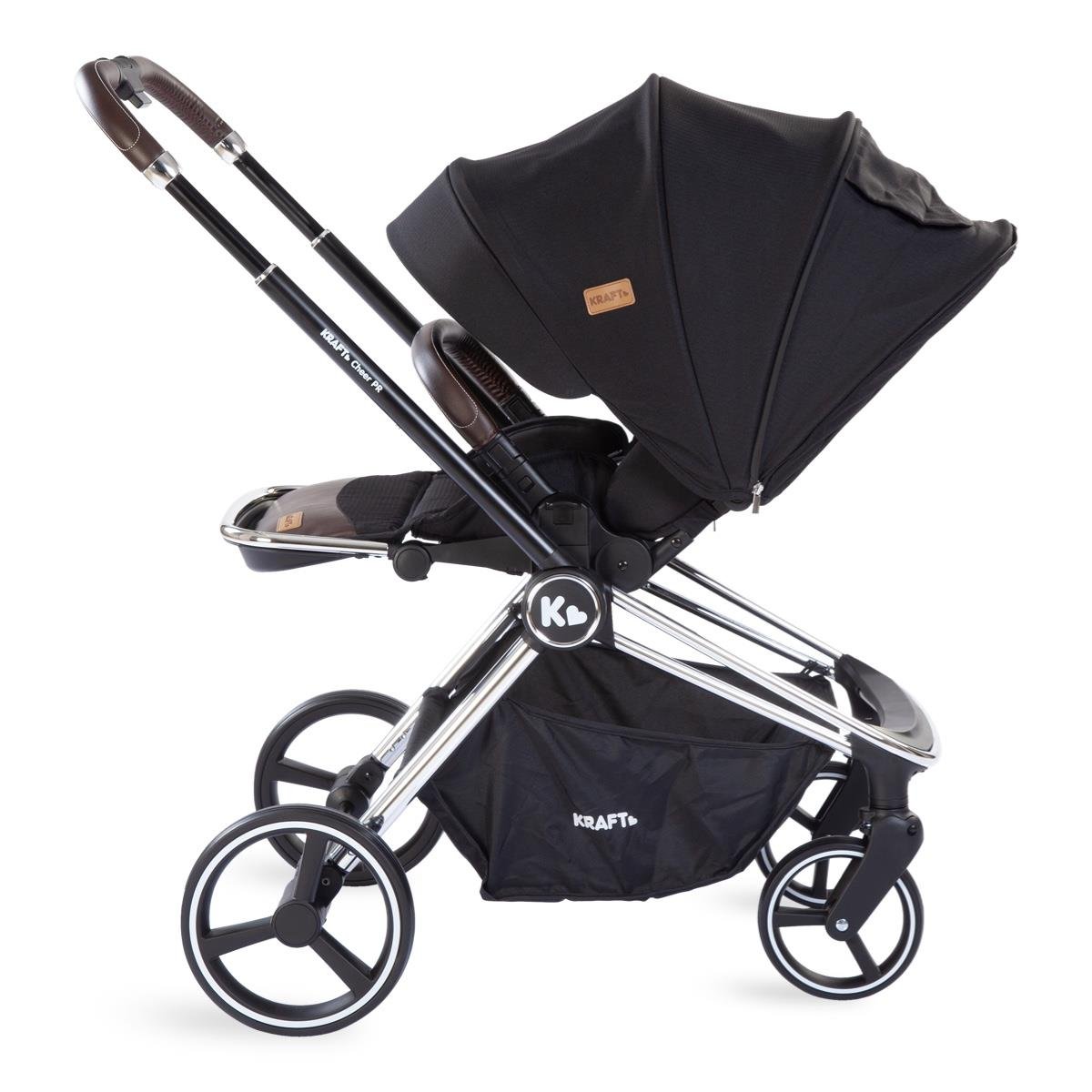 Cheer PR Travel Sistem Bebek Arabası Siyah Rose Gold