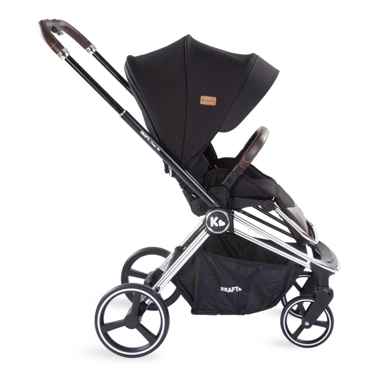 Cheer PR Travel Sistem Bebek Arabası Siyah Rose Gold