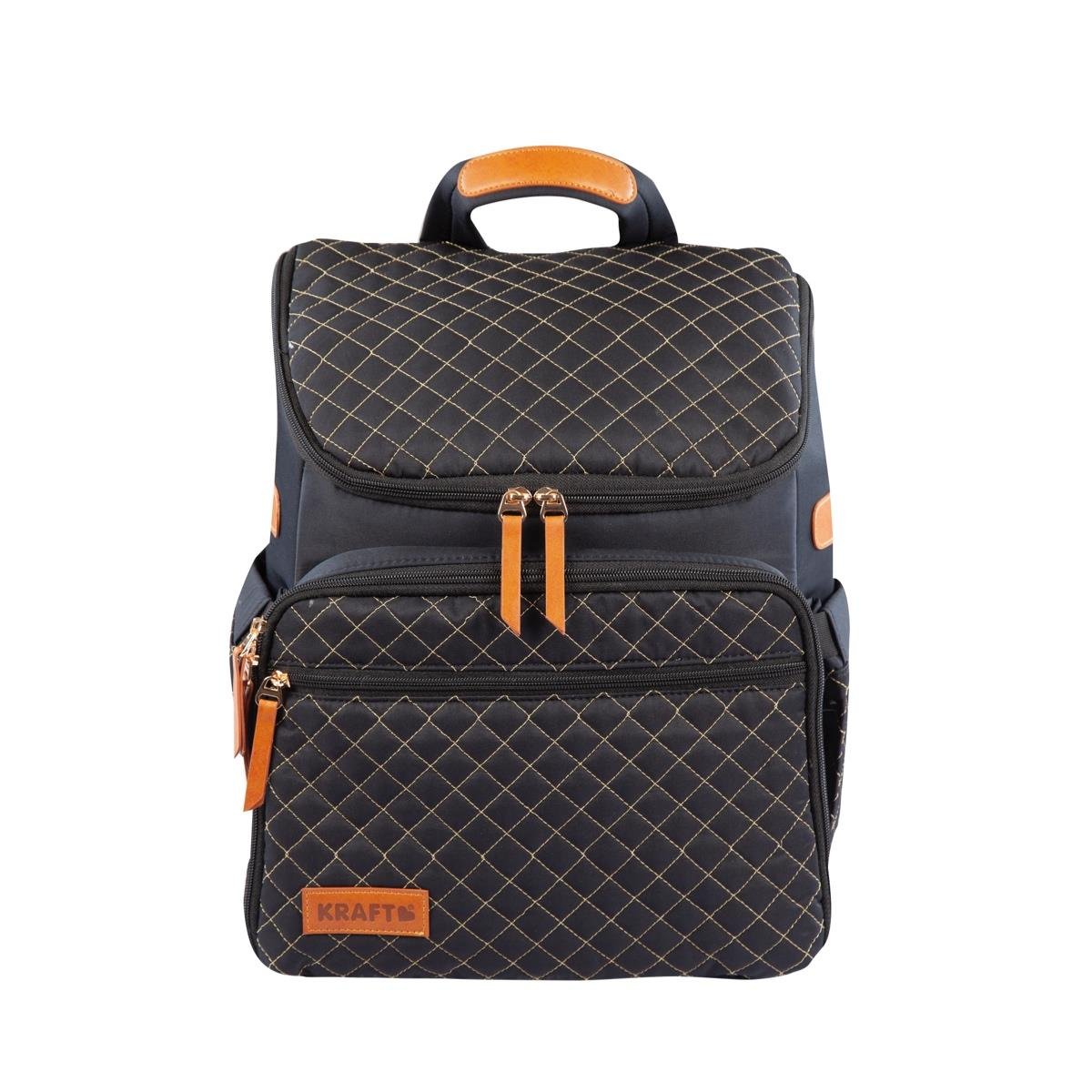 Diamond Bebek Bakım Sırt Çantası Siyah