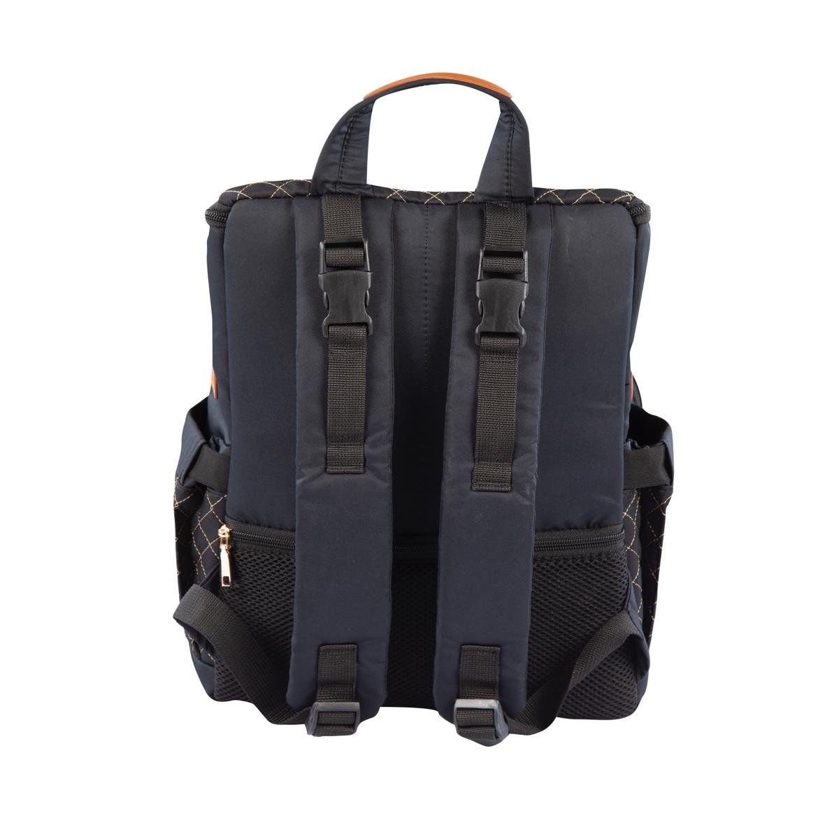 Diamond Bebek Bakım Sırt Çantası Siyah