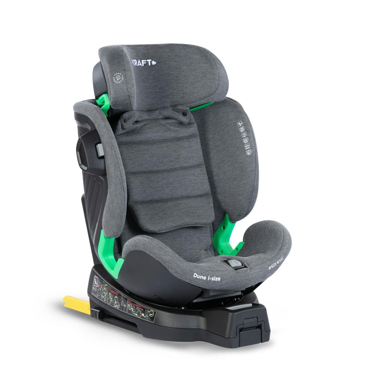 Dune Fix i-size (40-150 cm) 0-36 Kg Oto Koltuğu Yeşil