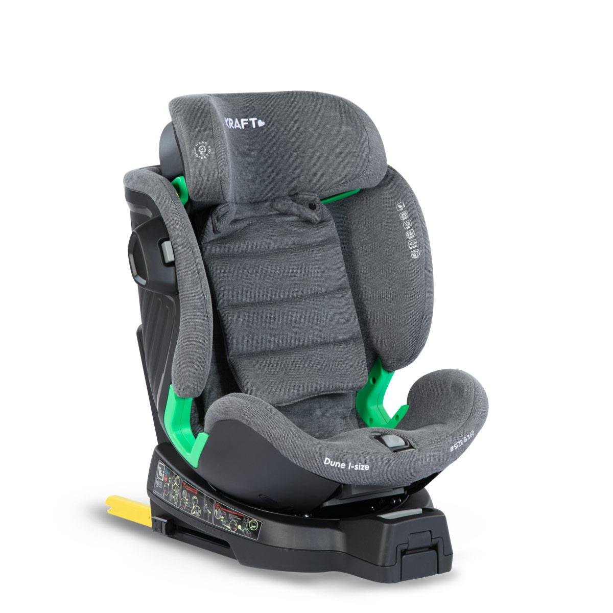 Dune Fix i-size (40-150 cm) 0-36 Kg Oto Koltuğu Yeşil