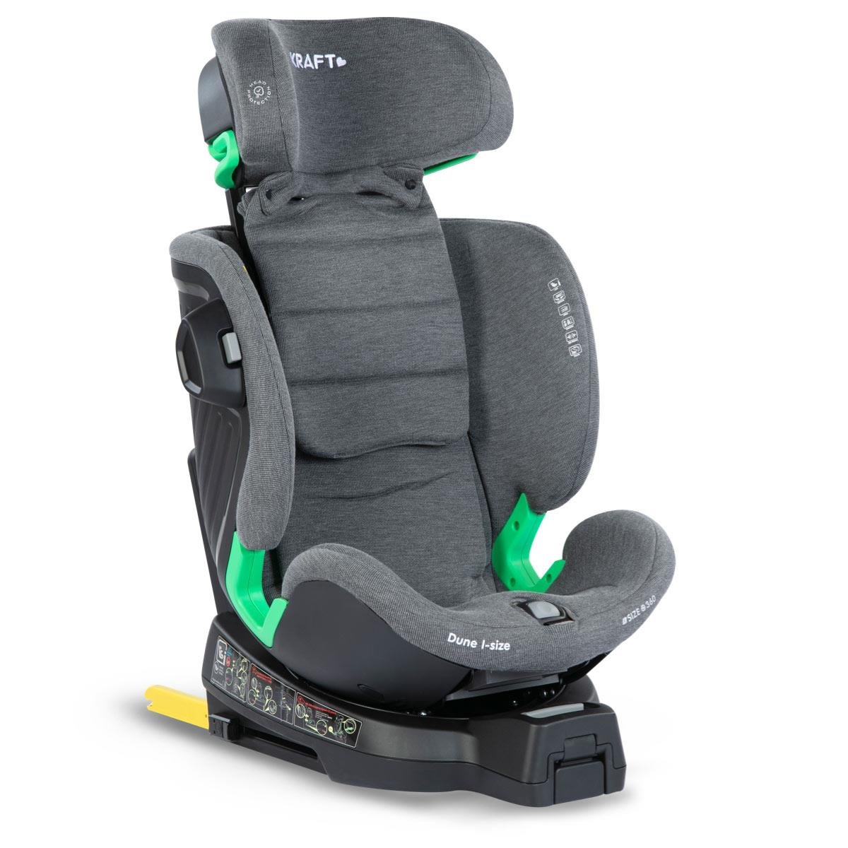 Dune Fix i-size (40-150 cm) 0-36 Kg Oto Koltuğu Yeşil