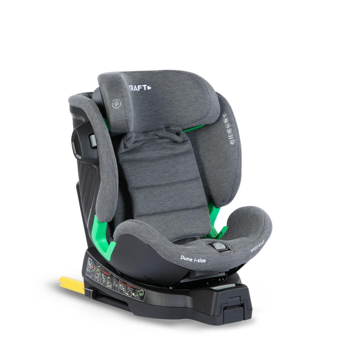 Dune Fix i-size (40-150 cm) 0-36 Kg Oto Koltuğu Yeşil